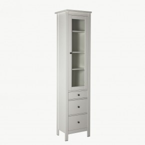 2.08.07.120.1 САГА шкаф с витриной 50 белый RU в Кировграде - kirovgrad.ok-mebel.com | фото 2