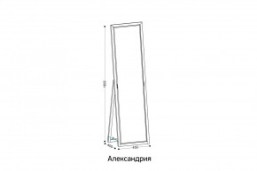 АЛЕКСАНДРИЯ-9.1 Зеркало напольное в Кировграде - kirovgrad.ok-mebel.com | фото 2
