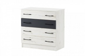 БЕАТРИС Комод К800 (дуб крафт белый/антрацит) в Кировграде - kirovgrad.ok-mebel.com | фото 2