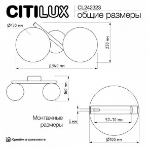 Бра Citilux Ronny CL242323 в Кировграде - kirovgrad.ok-mebel.com | фото 9