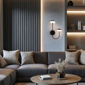 Бра Eurosvet Fungo 50388/2 LED черный в Кировграде - kirovgrad.ok-mebel.com | фото 3
