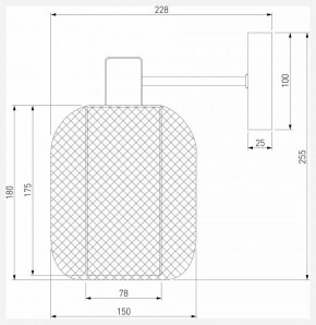 Бра Eurosvet Voile 30192/1 золото в Кировграде - kirovgrad.ok-mebel.com | фото 4