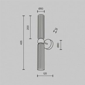 Бра Maytoni Antic MOD302WL-02CG1 в Кировграде - kirovgrad.ok-mebel.com | фото 3