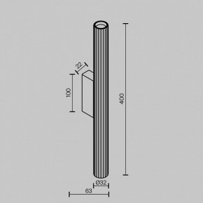 Бра Maytoni Calipso C082WL-12W2.7K-B в Кировграде - kirovgrad.ok-mebel.com | фото 4