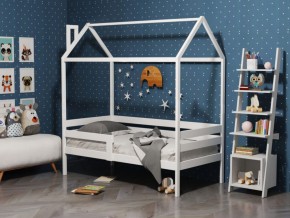 Детская кровать-домик из массива березы Соня-6 (800*1600) Неокрашенный массив в Кировграде - kirovgrad.ok-mebel.com | фото