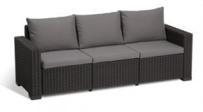 Диван Калифорния 3-х местный (California 3 Sofa), графит в Кировграде - kirovgrad.ok-mebel.com | фото 2