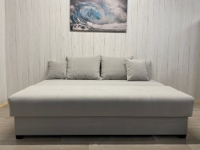 Диван Комфорт-1 (НПБ) велюр Luma 13 св.серый в Кировграде - kirovgrad.ok-mebel.com | фото 3