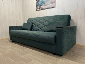 Диван Престиж-15 (НПБ+МДФ) велюр Sensey bottle green в Кировграде - kirovgrad.ok-mebel.com | фото