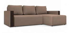 Диван угловой Алиса 3 Bahama BEIGE - Teos Dark Brown в Кировграде - kirovgrad.ok-mebel.com | фото