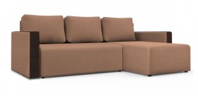 Диван угловой Алиса 3 Bahama GINGER - Teos Dark Brown в Кировграде - kirovgrad.ok-mebel.com | фото