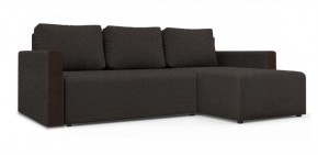 Диван угловой Алиса 3 Bahama GRAFIT - Teos Dark Brown в Кировграде - kirovgrad.ok-mebel.com | фото