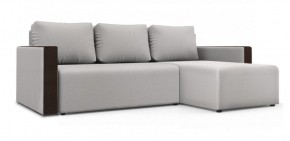 Диван угловой Алиса 3 Bahama WHITE - Teos Dark Brown в Кировграде - kirovgrad.ok-mebel.com | фото