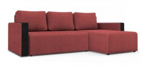 Диван угловой Алиса 3 Vital PEACH - Teos Black в Кировграде - kirovgrad.ok-mebel.com | фото