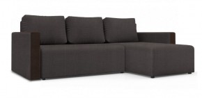 Диван угловой Алиса 3 Vital PEBBLE - Teos Dark Brown в Кировграде - kirovgrad.ok-mebel.com | фото
