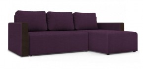 Диван угловой Алиса 3 Vital PLUM - Teos Dark Brown в Кировграде - kirovgrad.ok-mebel.com | фото