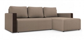 Диван угловой Алиса 3 Vital SAND - Teos Dark Brown в Кировграде - kirovgrad.ok-mebel.com | фото