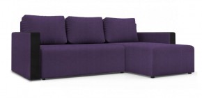 Диван угловой Алиса 3 Vital VIOLET - Teos Black в Кировграде - kirovgrad.ok-mebel.com | фото