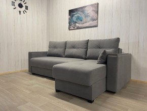 Диван угловой Комфорт-3 (НПБ+МДФ) велюр Galaxy Lite 26 в Кировграде - kirovgrad.ok-mebel.com | фото 2