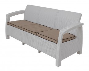 Диван Yalta Premium Sofa 3 Set (Ялта) белый (+подушки под спину) в Кировграде - kirovgrad.ok-mebel.com | фото 1