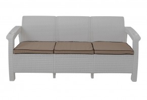 Диван Yalta Premium Sofa 3 Set (Ялта) белый (+подушки под спину) в Кировграде - kirovgrad.ok-mebel.com | фото 2