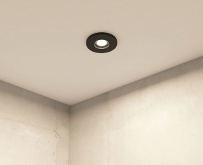 DK2036-BK Встраиваемый светильник влагозащ., IP 44, до 15 Вт, GU10, LED, черный, алюминий в Кировграде - kirovgrad.ok-mebel.com | фото 7