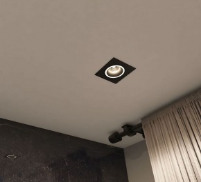 DK2061-BK Встраиваемый светильник IP 20, до 15 Вт, GU10, LED, черный, алюминий в Кировграде - kirovgrad.ok-mebel.com | фото 4
