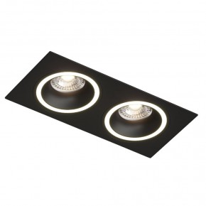 DK2062-BK Встраиваемый светильник, IP 20, до 15 Вт, GU10, LED, черный, алюминий в Кировграде - kirovgrad.ok-mebel.com | фото