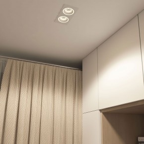 DK2062-WH Встраиваемый светильник, IP 20, до 15 Вт, GU10, LED, белый, алюминий в Кировграде - kirovgrad.ok-mebel.com | фото 4