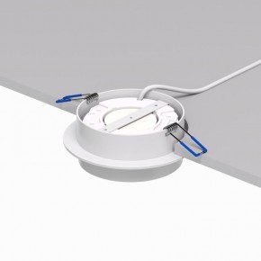 DK2090-WH Встраиваемый светильник FLAT, IP 20, до 15 Вт, GX53, LED, белый, алюминий в Кировграде - kirovgrad.ok-mebel.com | фото 3