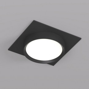 DK2091-BK Встраиваемый светильник FLAT, IP 20, до 15 Вт, GX53, LED, черный, алюминий в Кировграде - kirovgrad.ok-mebel.com | фото