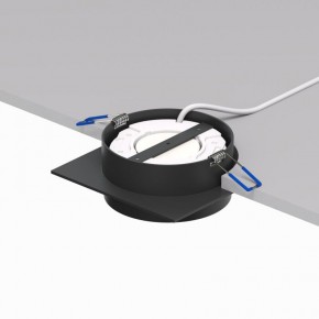 DK2091-BK Встраиваемый светильник FLAT, IP 20, до 15 Вт, GX53, LED, черный, алюминий в Кировграде - kirovgrad.ok-mebel.com | фото 4