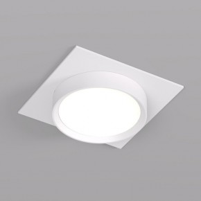 DK2091-WH Встраиваемый светильник FLAT, IP 20, до 15 Вт, GX53, LED, белый, алюминий в Кировграде - kirovgrad.ok-mebel.com | фото