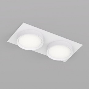 DK2092-WH Встраиваемый светильник FLAT, IP 20, до 15 Вт, GX53, LED, белый, алюминий в Кировграде - kirovgrad.ok-mebel.com | фото 2