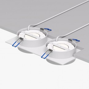 DK2092-WH Встраиваемый светильник FLAT, IP 20, до 15 Вт, GX53, LED, белый, алюминий в Кировграде - kirovgrad.ok-mebel.com | фото 4
