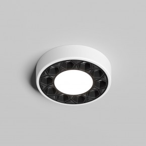 DK2440-WB Встраиваемый светильник DUAL 5+5 Вт, LED 4000K, IP 20, d90mm, белый/черный, алюминий/акрил в Кировграде - kirovgrad.ok-mebel.com | фото 2
