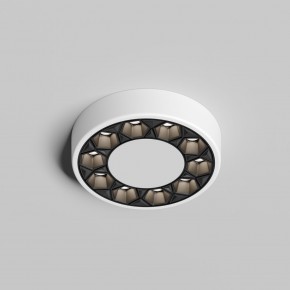 DK2440-WB Встраиваемый светильник DUAL 5+5 Вт, LED 4000K, IP 20, d90mm, белый/черный, алюминий/акрил в Кировграде - kirovgrad.ok-mebel.com | фото 3