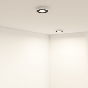 DK2440-WB Встраиваемый светильник DUAL 5+5 Вт, LED 4000K, IP 20, d90mm, белый/черный, алюминий/акрил в Кировграде - kirovgrad.ok-mebel.com | фото 6