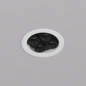 DK2510-WB Встраиваемый светильник SPACE со светодиодом d65 220V 8W 38° 4000К IP20 белый/черный алюминий в Кировграде - kirovgrad.ok-mebel.com | фото 2