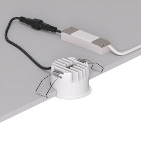 DK2510-WB Встраиваемый светильник SPACE со светодиодом d65 220V 8W 38° 4000К IP20 белый/черный алюминий в Кировграде - kirovgrad.ok-mebel.com | фото 3