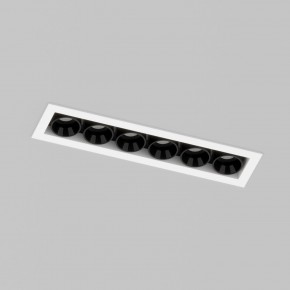 DK2514-WB Встраиваемый светильник SPACE со светодиодом L126mm 220V 10W 38° 4000К IP20 белый/черный алюминий в Кировграде - kirovgrad.ok-mebel.com | фото 2