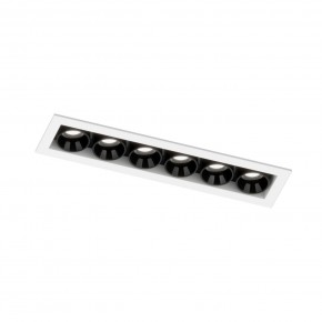 DK2514-WB Встраиваемый светильник SPACE со светодиодом L126mm 220V 10W 38° 4000К IP20 белый/черный алюминий в Кировграде - kirovgrad.ok-mebel.com | фото 5
