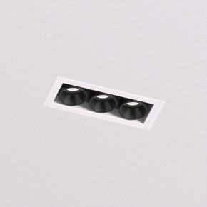 DK2530-WB Встраиваемый светильник SPACE со светодиодом под шпатлевку L69mm 220V 6W 38° 4000К IP20 белый/черный алюминий в Кировграде - kirovgrad.ok-mebel.com | фото