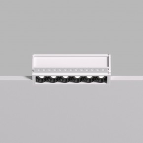 DK2531-WB Встраиваемый светильник SPACE со светодиодом под шпатлевку L126mm 220V 10W 38° 4000К IP20 белый/черный алюминий в Кировграде - kirovgrad.ok-mebel.com | фото 3