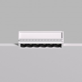 DK2531-WB Встраиваемый светильник SPACE со светодиодом под шпатлевку L126mm 220V 10W 38° 4000К IP20 белый/черный алюминий в Кировграде - kirovgrad.ok-mebel.com | фото 4