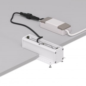 DK2531-WB Встраиваемый светильник SPACE со светодиодом под шпатлевку L126mm 220V 10W 38° 4000К IP20 белый/черный алюминий в Кировграде - kirovgrad.ok-mebel.com | фото 5