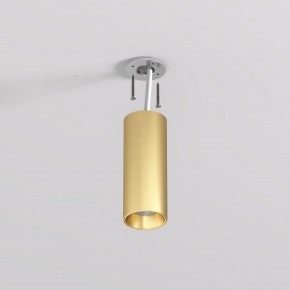 DK2615-SB Накладной светильник SHINE TUBE со светодиодом, D45*H115, IP20, 3000К, 7W, RA?90, сатинированная латунь, алюминий в Кировграде - kirovgrad.ok-mebel.com | фото 3