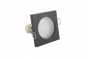 DK3015-BK Встраиваемый светильник влагозащ., IP 44, 50 Вт, GU10, черный, алюминий в Кировграде - kirovgrad.ok-mebel.com | фото 4