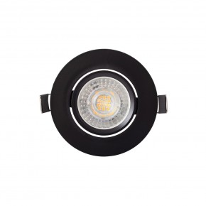 DK3020-BK Встраиваемый светильник, IP 20, 10 Вт, GU5.3, LED, черный, пластик в Кировграде - kirovgrad.ok-mebel.com | фото