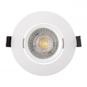 DK3020-WH Встраиваемый светильник, IP 20, 10 Вт, GU5.3, LED, белый, пластик в Кировграде - kirovgrad.ok-mebel.com | фото