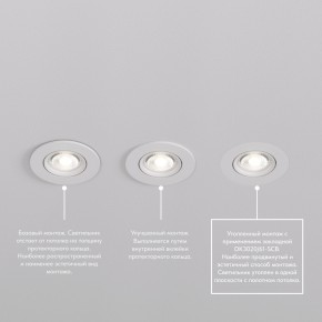 DK3020-WH Встраиваемый светильник, IP 20, 10 Вт, GU5.3, LED, белый, пластик в Кировграде - kirovgrad.ok-mebel.com | фото 6